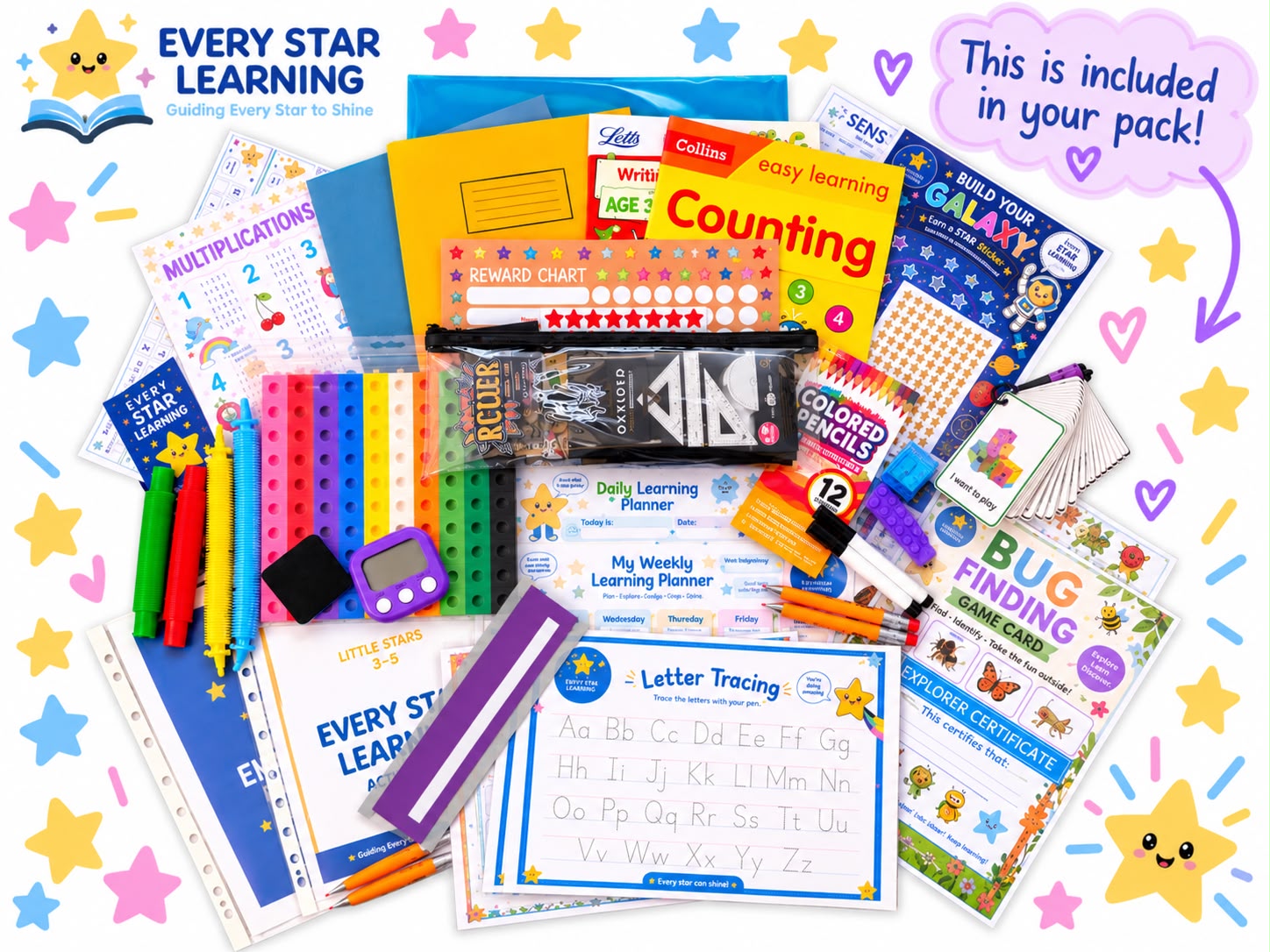 Every Star Learning personalised SEND home education activity pack